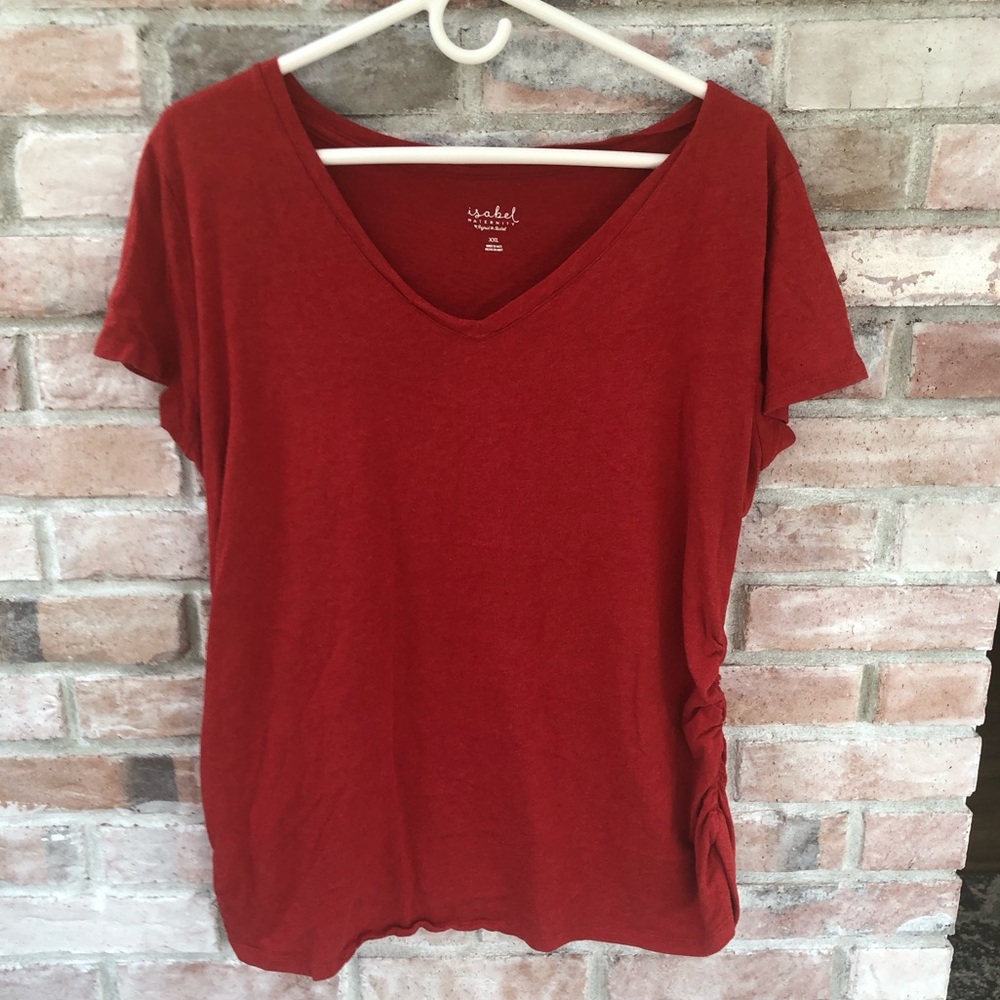 Isabel Maternity Red Shirt XXL